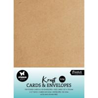 Studio Light • cards & envelopes kraft 12,70x17,78cm - thumbnail