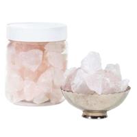 Ruwe Rozenkwarts Edelsteen Minichips in Pot (650 gram) - thumbnail