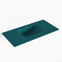 MONDIAZ LEX Smag solid surface inleg wastafel voor toiletmeubel 60cm. Positie wasbak midden - thumbnail