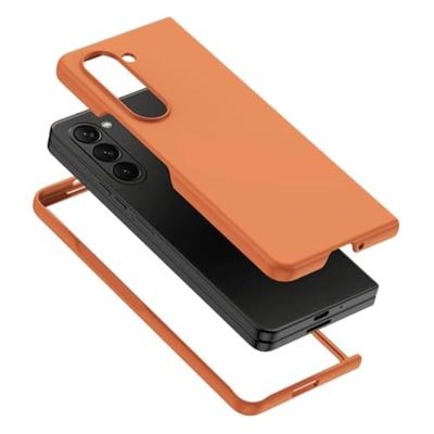 Lunso - Samsung Galaxy Z Fold5 - Backcover hoes - Oranje