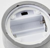 Kaars LED Brilliant Grijs Metaal 3 Stuks - thumbnail