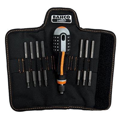 Bahco Schroevendraaierset ERGO™ | driecomponentengreep | verwisselbare klingen | gleuf | Phillips | TORX® - 8-delig - BE-8574