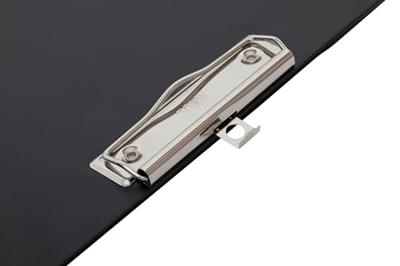 MAUL klemplaat pvc met 2 magneten op de achterzijde A4 staand zwart - thumbnail