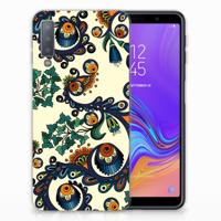 Siliconen Hoesje Samsung Galaxy A7 (2018) Barok Flower - thumbnail