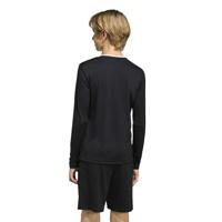 adidas Entrada 26 Voetbalshirt Lange Mouwen Kids Zwart Wit - thumbnail