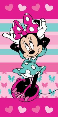 Minnie Mouse Strandlaken Hearts 70 x 140 cm Minnie Mouse Strandlaken Hearts 70 x 140 cm