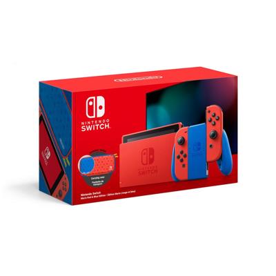 Nintendo Switch (2019 upgrade) - Mario Red & Blue Edition (boxed)
