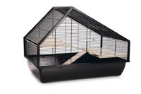 Beeztees Boas - Knaagdierkooi - Metaal - Plastic bodem - Zwart - 76,5x47x61 cm - thumbnail