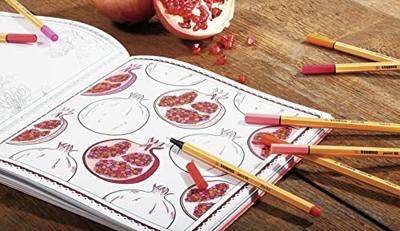 STABILO point 88 fineliner, etui van 20 stuks in geassorteerde kleuren STABILO point 88 fineliner, etui van 20 stuks in geassorteerde kleuren