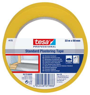 Tesa betontape geel 50mm 33mtr Tesa betontape geel 50mm 33mtr