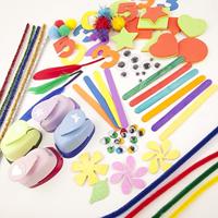 Materiaal voor handarbeid Apli Ster Multicolour (5 Stuks) - thumbnail