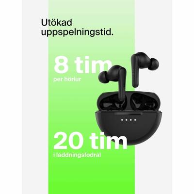 Oordopjes Belkin AUC012BTBK Zwart