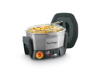 Fritel FF 1200 Enkel 1,5 l Vrijstaand 1400 W Frituurpan Antraciet, Metallic