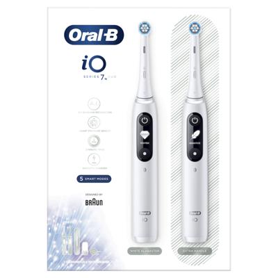 Oral-B iO 7n - Elektrische Tandenborstels Duoverpakking - Wit Oral-B iO 7n - Elektrische Tandenborstels Duoverpakking - Wit