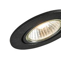 QAZQA Moderne inbouwspot zwart kantelbaar - Cisco - thumbnail