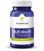 Vitakruid Multi Nacht Vrouw 100% Vegan 30 - thumbnail