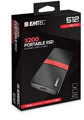 Emtec ECSSD512GX200 externe solide-state drive 512 GB Emtec ECSSD512GX200 externe solide-state drive 512 GB
