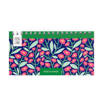 Pepa Lani Deskplanner Spring Flower & Fruity Poppy Flowers
