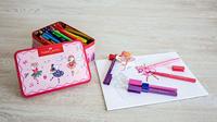 Faber Castell Viltstift Connector - 33 stuks in ballerina blik - thumbnail