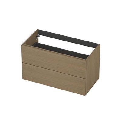 INK - Onderkast 2L Decor Softclose Tbv Greep - 900x450x520 Mm - Olijf Eiken