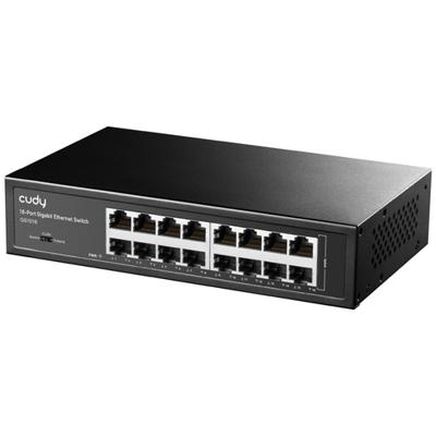 Cudy GS1016 netwerk-switch Gigabit Ethernet (10/100/1000) Zwart