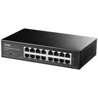 Cudy GS1016 netwerk-switch Gigabit Ethernet (10/100/1000) Zwart - thumbnail