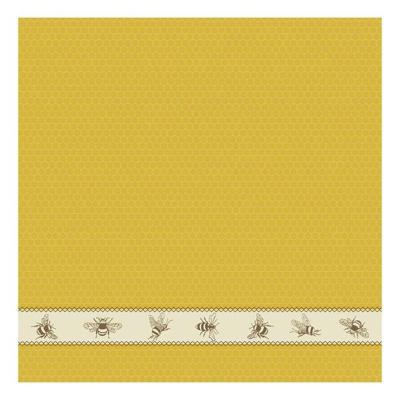 DDDDD Theedoek Bees Geel