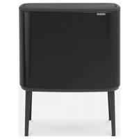 brabantia Bo Touch Bin 315824 Afvalbak 36 l Staal (l x b x h) 312 x 540 x 680 mm Zwart 1 stuk(s) - thumbnail