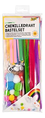 Doe-het-zelf kit chenille draden, 212 stuks RAINBOW FOLIA meerkleurig Doe-het-zelf kit chenille draden, 212 stuks RAINBOW FOLIA meerkleurig