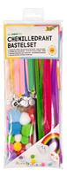 Doe-het-zelf kit chenille draden, 212 stuks RAINBOW FOLIA meerkleurig - thumbnail