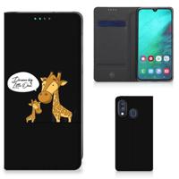 Samsung Galaxy A40 Magnet Case Giraffe - thumbnail
