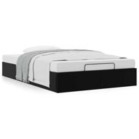 Bedframe zonder matras 120x190 cm kunstleer zwart - thumbnail