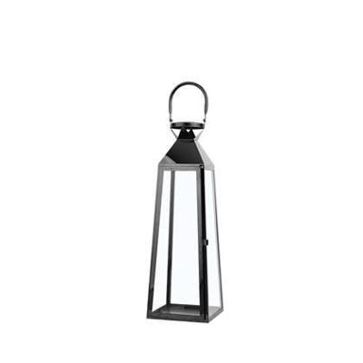 Beliani - CRETE S - Lantaarn - Zwart - RVS