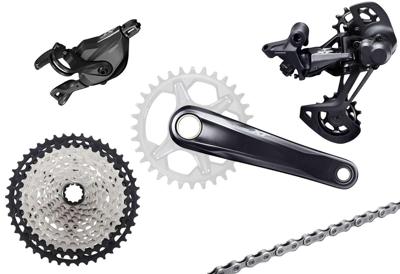 Shimano xt m8100 1x12-speed group clamp 180mm 10-45