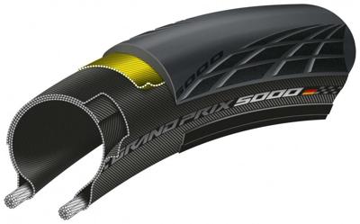 Continental vouwband grand prix 5000 28-622 zwart