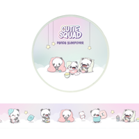 CutieSquad Washi tape - Panda Sleepover - thumbnail