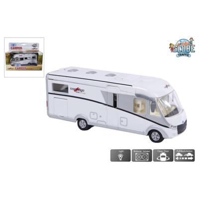 Kids Globe die-cast carthago camper met licht, 16cm Kids Globe die-cast carthago camper met licht, 16cm