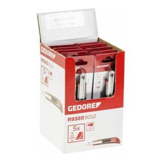 Gedore R93209112 Display Cutter mesbreedte 18 mm 12-delig 12 stuk(s)
