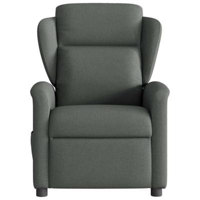 Fauteuil verstelbaar stof donkergrijs