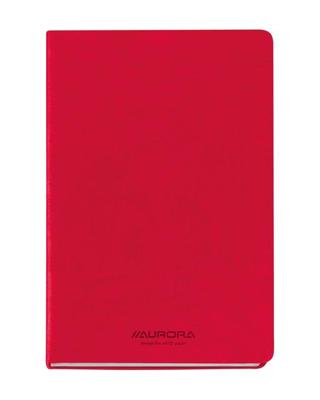 Notitieboek aurora capri a5 192blz lijn 80gr rood | 10 stuks