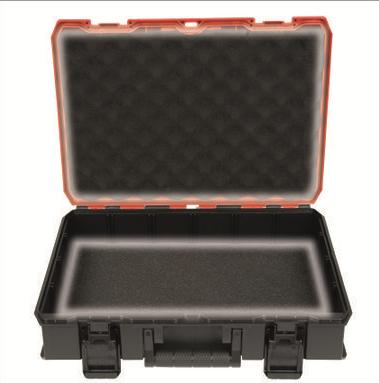 Einhell E-Case S-F 4540011 Transportkoffer Polypropyleen Rood, Zwart (l x b x h) 444 x 330 x 131 mm