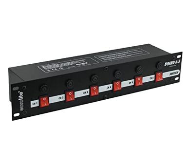 Eurolite 6-kanaals switch schuko