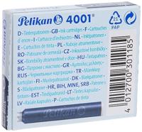 Pelikan inktpatronen 4001 blauw-zwart - thumbnail