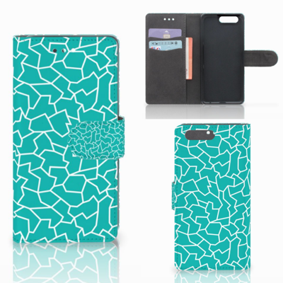 Huawei P10 Hoesje Cracks Blue