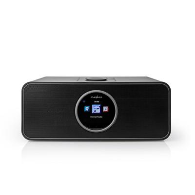 Internetradio | Tafelmodel | Bluetooth® / Wi-Fi | FM / Internet | 2.4 " | Kleurenscherm | 42 W | Afstandbestuurbaar | App-gestuurd | Koptelefoonoutput | Wekker | Slaaptimer | Zwart