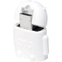 Logilink AA0063 mini micro USB B/M op USB A/F OTG adapter, zwart - thumbnail