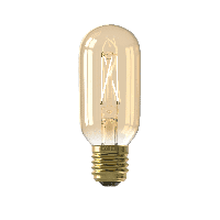LED volglas Filament buismodel lamp 220-240V 3,5W 250lm E27 T45x110 Goud 2100K Dimbaar Calex - Calex - thumbnail