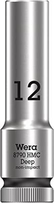 Wera 8790 HMC Deep Hand- en Machinedop met 1/2"-aandrijving, 12 x 83 mm - 05004552001