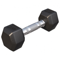 Dumbell hexagon 2,5 kg - thumbnail