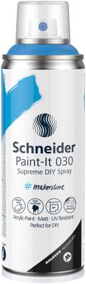 Schneider S-ML03050031 Supreme DIY Spray Paint-it 030 Staal Blauw 200ml Schneider S-ML03050031 Supreme DIY Spray Paint-it 030 Staal Blauw 200ml